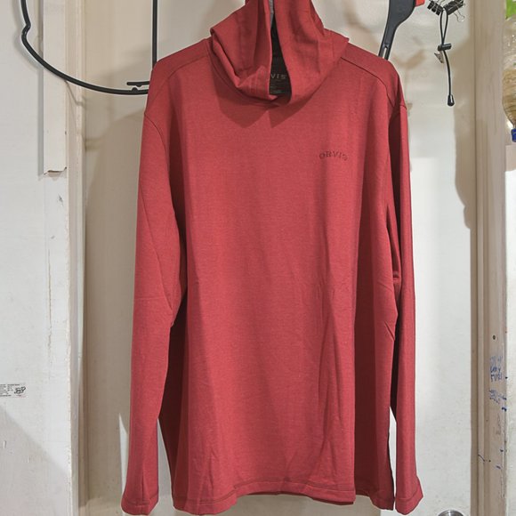 Orvis men Northpoint‎ pullover hoodie XL XXL, L , M in RED color - Picture 2 of 10